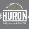 Official Huron Band t-shirt hand crafted music White on grey